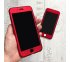 360° kryt Mate silikónový iPhone 7 Plus/8 Plus - červený